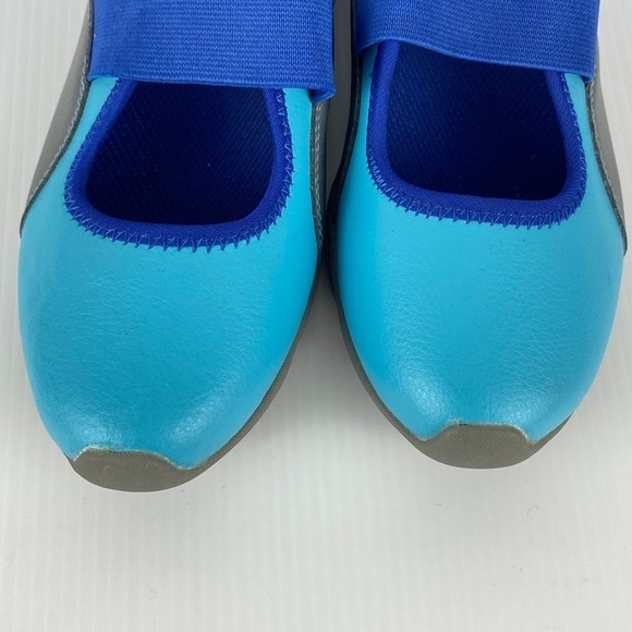 Curves for Women Sz 8 Walking Athletic Toning Blue Mary Janes Shoes - Picture 3 of 10